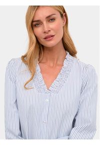 Kaffe Koszula Maibritt 10508218 Niebieski Regular Fit. Kolor: niebieski. Materiał: bawełna, syntetyk #3