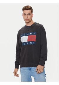 Tommy Jeans Bluza Big Flag DM0DM19222 Czarny Relaxed Fit. Kolor: czarny. Materiał: bawełna #4