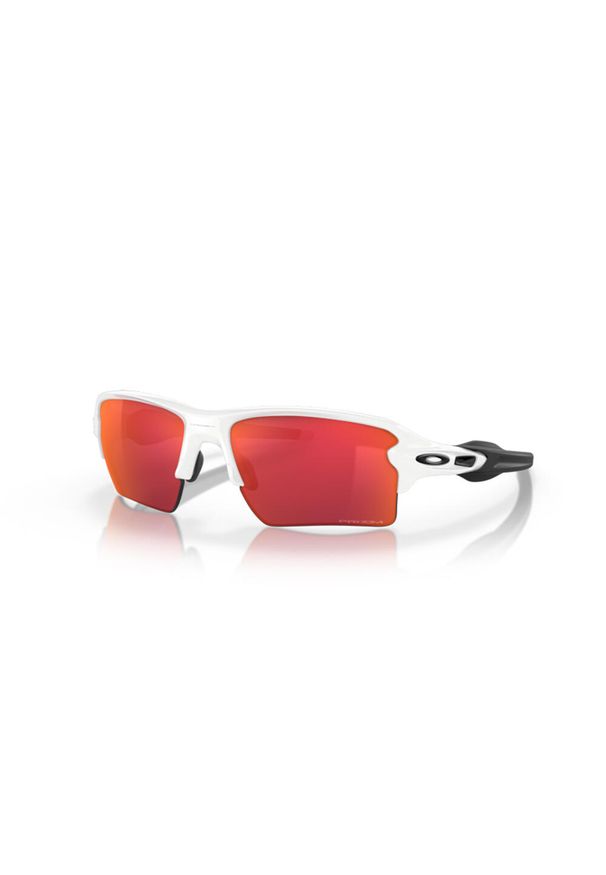 Męskie okulary przeciwsłoneczne Oakley® Flak 2.0 w kolorze czerwonym. Kolor: czerwony, biały, wielokolorowy. Sport: turystyka piesza