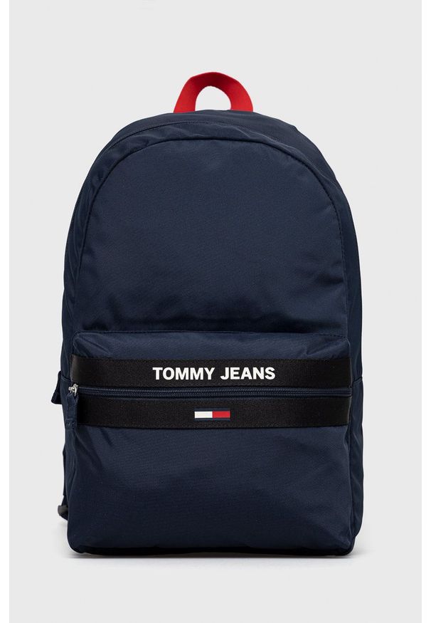 Tommy Jeans Plecak męski kolor granatowy duży z aplikacją. Kolor: niebieski. Materiał: poliester. Wzór: aplikacja