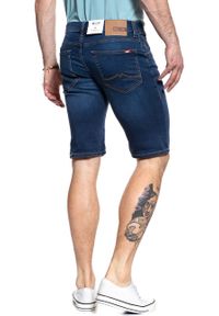 Mustang - SPODENKI MUSTANG Chicago Short DENIM BLUE 1008363 5000 682. Materiał: denim #7