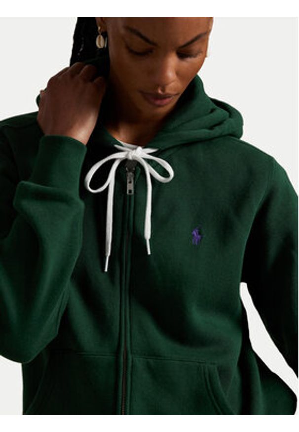 Polo Ralph Lauren Bluza 211971699006 Zielony Relaxed Fit. Typ kołnierza: polo. Kolor: zielony. Materiał: bawełna