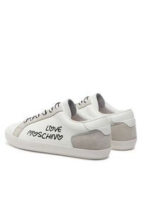 Love Moschino - LOVE MOSCHINO Sneakersy JA15512G0IIAC10A Biały. Kolor: biały. Materiał: skóra #3