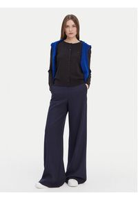 TOMMY HILFIGER - Tommy Hilfiger Kardigan WW0WW42370 Czarny Regular Fit. Kolor: czarny. Materiał: bawełna #4