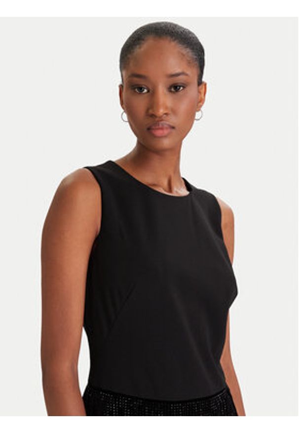 DKNY Sukienka koktajlowa DD5I1B50 Czarny Slim Fit. Kolor: czarny. Materiał: syntetyk. Styl: wizytowy