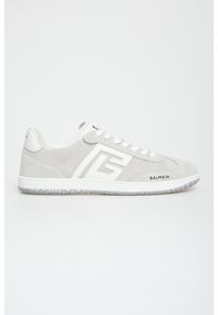 Balmain - Sneakersy męskie skórzane Swan BALMAIN. Materiał: skóra #5