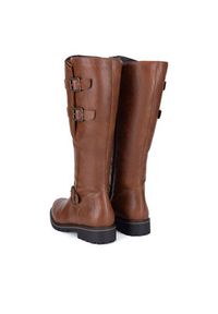 Remonte Kozaki R6590-22 Brązowy. Kolor: brązowy. Materiał: materiał #7