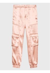 Guess Spodnie dresowe J3GB08 WECV2 Różowy Relaxed Fit. Kolor: różowy. Materiał: syntetyk #1