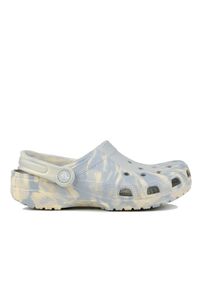 Klapki damskie sportowe Crocs CLASSIC MARBLED CLOG. Kolor: wielokolorowy, żółty, szary. Styl: sportowy