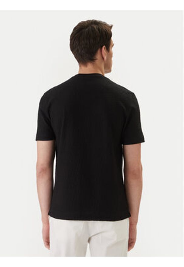 BOSS T-Shirt H-Thompson 228 50557395 Czarny Regular Fit. Kolor: czarny. Materiał: bawełna