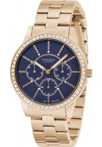 Zegarek Strand Zegarek damski Strand S707LMVLSV CYRKONIE różowe złoto. Kolor: złoty, wielokolorowy, różowy #1