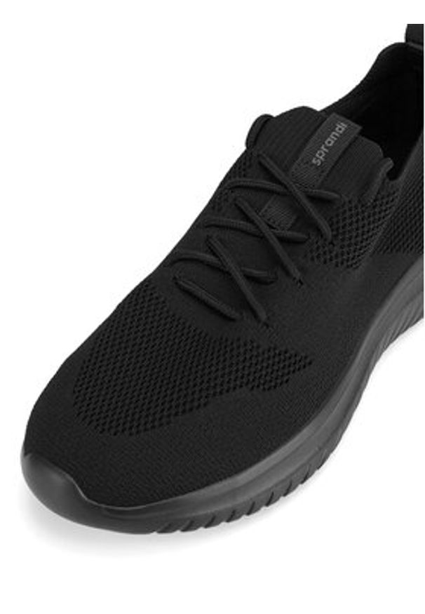 Sprandi Sneakersy MP-S23R241A-8 Czarny. Kolor: czarny. Materiał: materiał