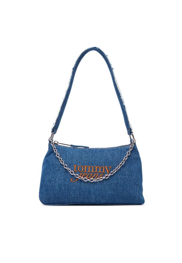 Tommy Jeans Torebka Tjw Cool Denim Shoulder Bag AW0AW18575 Niebieski. Kolor: niebieski