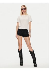 only - ONLY Sweter Sunny 15254282 Écru Regular Fit. Materiał: syntetyk #5