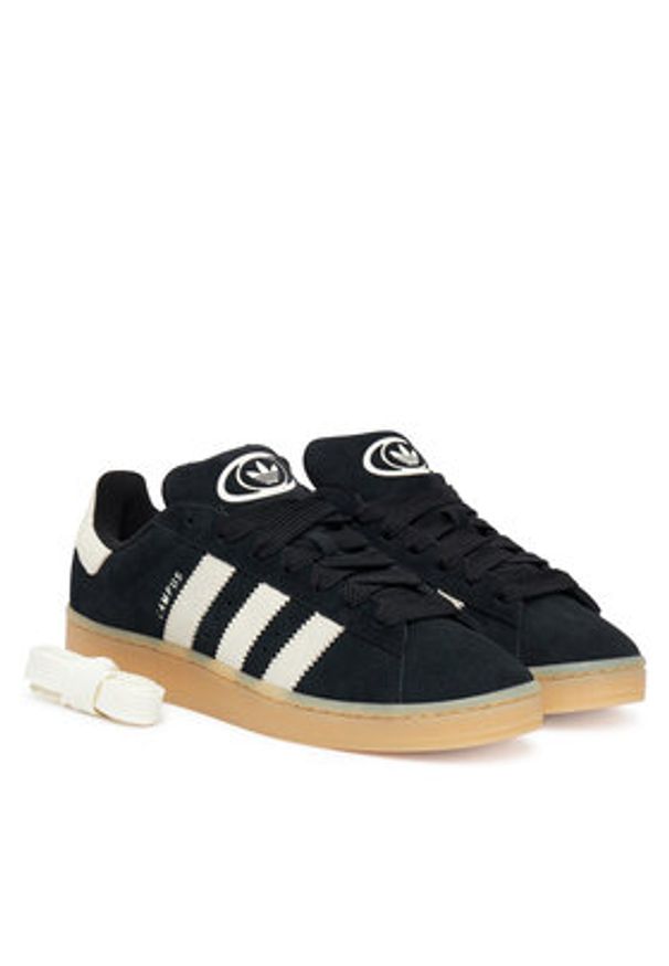 Adidas - adidas Sneakersy Campus 00S JQ8354 Czarny. Kolor: czarny. Materiał: skóra, zamsz. Model: Adidas Campus