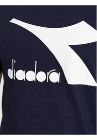 Diadora T-Shirt Ss Core 102.179759 Granatowy Regular Fit. Kolor: niebieski. Materiał: bawełna #4