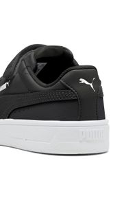 Puma - Dziecięce sneakersy Court Classic Clean PUMA Black. Kolor: czarny. Sport: turystyka piesza