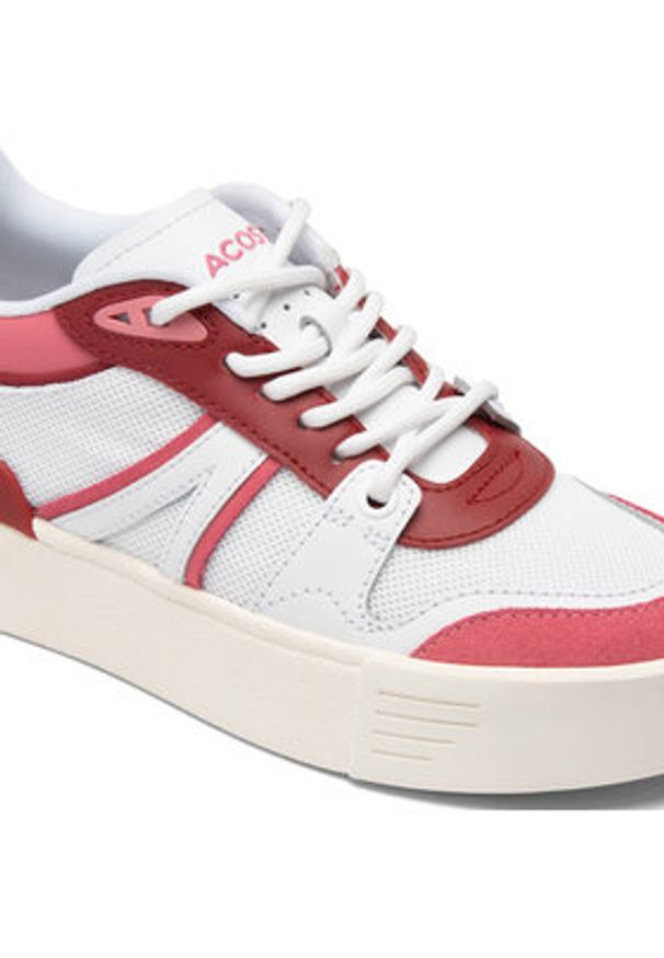 Lacoste Sneakersy L002 Evo Logo Tongue 747SFA0056 Biały. Kolor: biały. Materiał: materiał