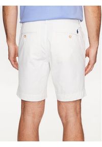 Polo Ralph Lauren Szorty materiałowe 710799213031 Biały Slim Fit. Kolor: biały. Materiał: bawełna