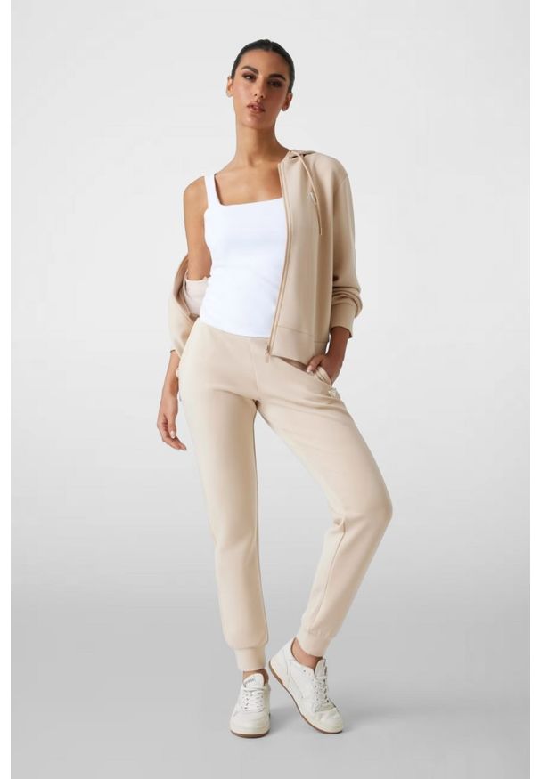 Guess - GUESS Damska bluza w kolorze taupe Olympe, Rozmiar XS. Kolor: beżowy