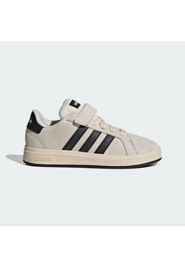 Adidas - Buty Grand Court 00s Kids. Kolor: czarny, biały, wielokolorowy. Sport: turystyka piesza
