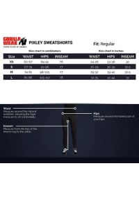 GORILLA WEAR - Pixley SweatSzorty - Szary. Kolor: szary. Sport: fitness
