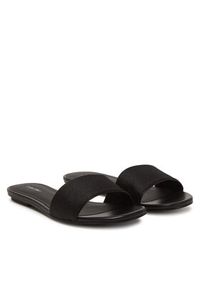 Calvin Klein Klapki Flat Slide Jacq HW0HW02389 Czarny. Kolor: czarny. Materiał: materiał #5
