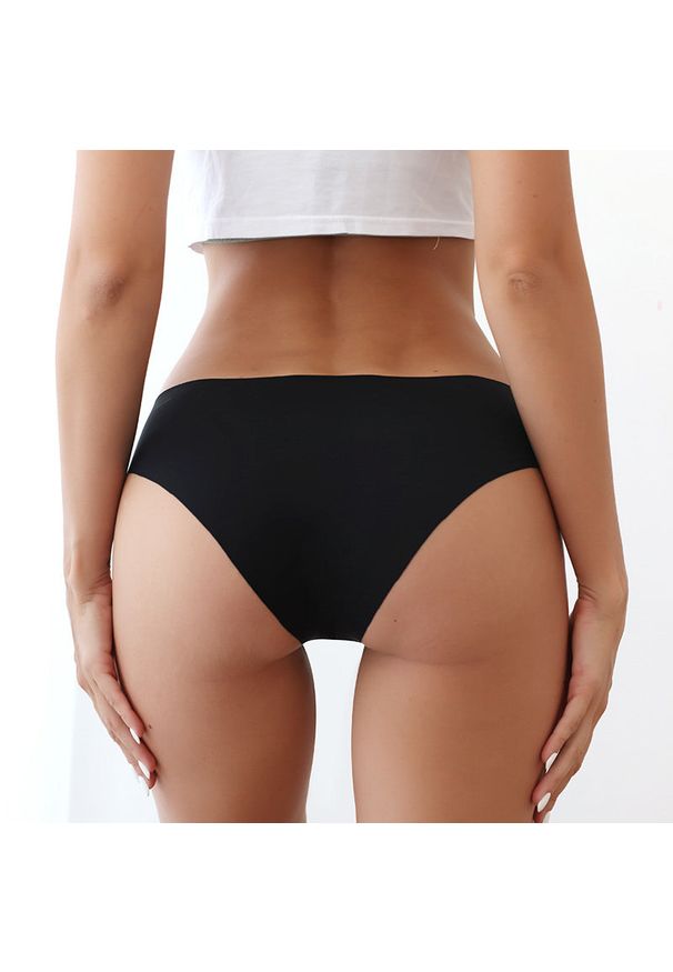 Intica - Figi bezszwowe gładkie niewidoczne pod ubraniem Omega. Kolor: biały. Materiał: materiał. Wzór: gładki