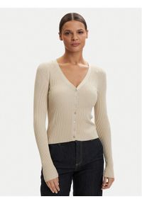 only - ONLY Kardigan Birtie 15363087 Beżowy Regular Fit. Kolor: beżowy. Materiał: syntetyk #1