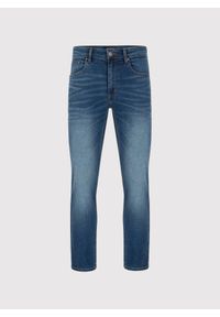 Pako Lorente - PAKO LORENTE - Granatowe spodnie męskie jeans. Okazja: na co dzień. Kolor: niebieski. Materiał: jeans. Styl: casual, klasyczny #2