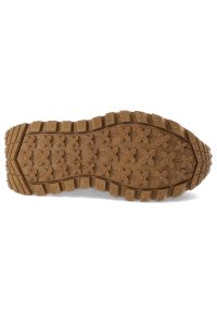 Sneakersy damskie S.Barski, cholewka skóra naturalna zamszowa wiązanie klasyczne kontrastowe paski fason niski zaokrąglony nosek masywna podeszwa spo. Okazja: na co dzień. Zapięcie: pasek. Kolor: zielony. Materiał: zamsz, skóra. Szerokość cholewki: normalna. Wzór: paski. Styl: klasyczny #9