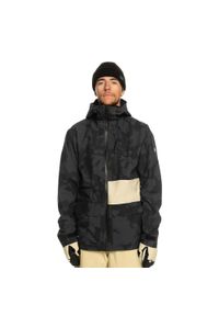 Kurtka snowboardowa męska Quiksilver S Carlson Stretch Quest. Kolor: czarny. Sport: snowboard