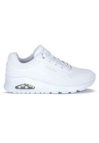 skechers - Buty do chodzenia damskie Skechers Ltdn One Stand On Air. Kolor: biały, niebieski. Materiał: materiał, syntetyk. Szerokość cholewki: normalna. Sport: turystyka piesza
