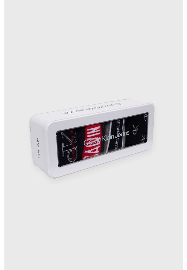 Calvin Klein Skarpetki (4-pack) męskie kolor czarny. Kolor: czarny