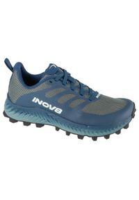 Buty do biegania damskie Inov-8 Mudtalon. Zapięcie: sznurówki. Kolor: niebieski. Materiał: guma, materiał, tkanina, syntetyk. Szerokość cholewki: normalna. Sport: bieganie