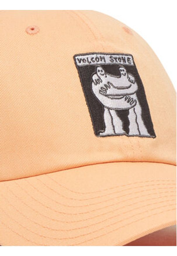 Volcom Czapka z daszkiem Stone Bloom E5512501 Pomarańczowy. Kolor: pomarańczowy. Materiał: materiał, bawełna