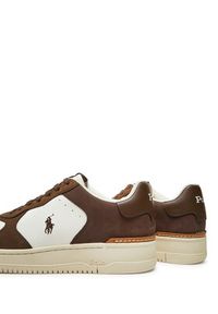 Polo Ralph Lauren Sneakersy Masters Court 809955690003 Brązowy. Kolor: brązowy. Materiał: skóra