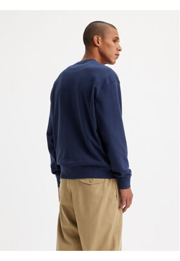 Levi's® Bluza Graphic 38712-0242 Granatowy Relaxed Fit. Kolor: niebieski. Materiał: bawełna