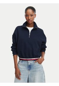 Tommy Jeans Bluza DW0DW23144 Granatowy Regular Fit. Kolor: niebieski. Materiał: bawełna #1