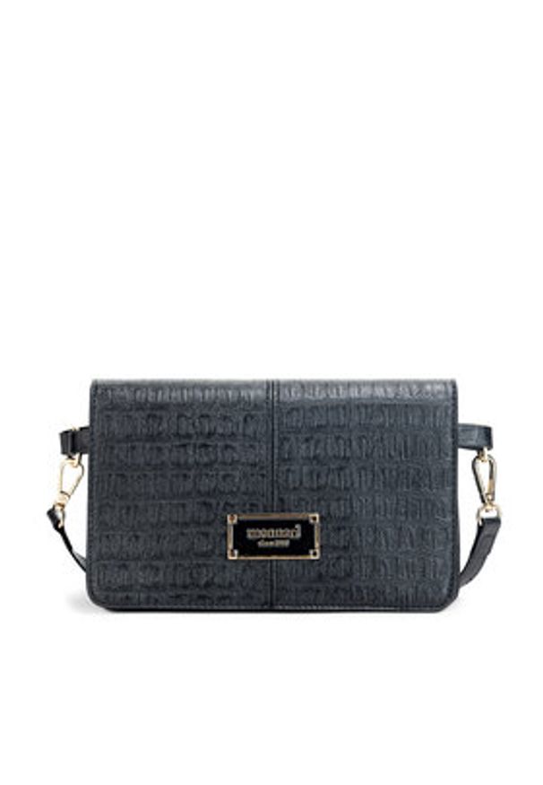 Monnari Torebka TORIMP0-24Z-BAG4641-KM20D000 Czarny. Kolor: czarny. Materiał: skórzane