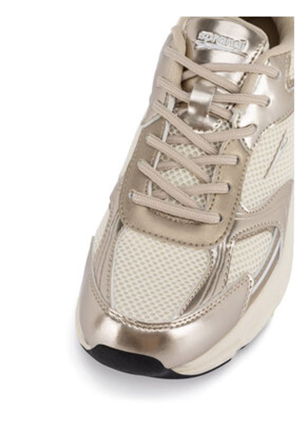 Sprandi Sneakersy WP40-23404Z Złoty. Kolor: złoty. Materiał: skóra