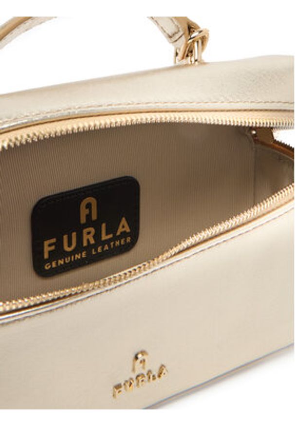 Furla Torebka WE00625 BX3973 CN CGD00 1007 Złoty. Kolor: złoty. Materiał: skórzane