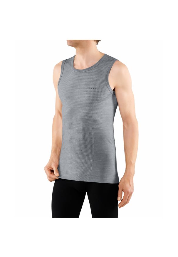 Tank top Falke Wool-Tech Light. Kolor: szary. Styl: sportowy