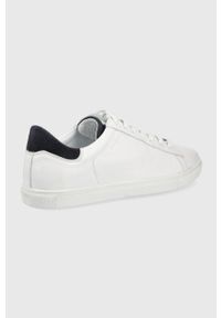 Wojas sneakersy skórzane kolor biały. Nosek buta: okrągły. Zapięcie: sznurówki. Kolor: biały. Materiał: skóra #3