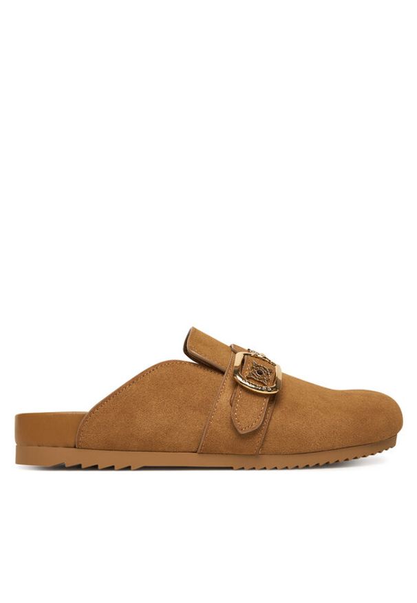 Guess Klapki FLPGAL ESU06 Brązowy. Kolor: brązowy. Materiał: materiał