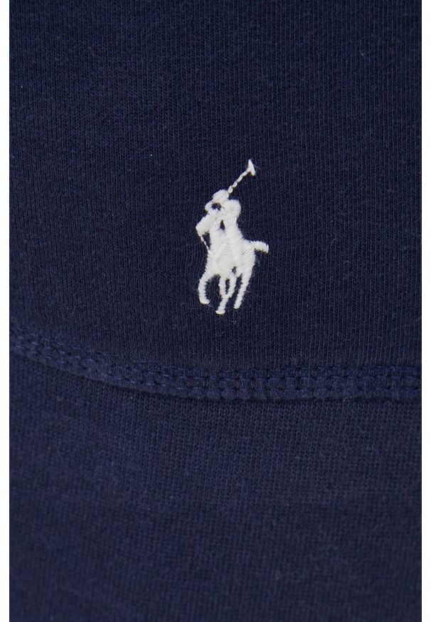 Polo Ralph Lauren bluza kolor granatowy gładka. Okazja: na co dzień. Typ kołnierza: polo. Kolor: niebieski. Materiał: dzianina. Długość rękawa: raglanowy rękaw. Wzór: gładki. Styl: casual
