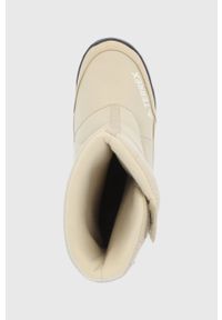 adidas TERREX - adidas Performance śniegowce TERREX CHOLEAH kolor beżowy. Nosek buta: okrągły. Zapięcie: rzepy. Kolor: beżowy. Materiał: guma #3