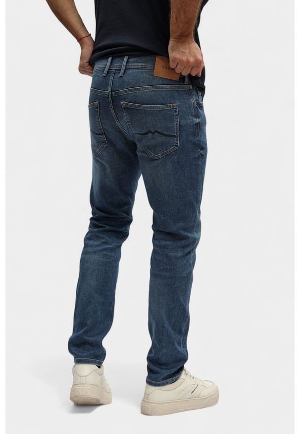 Męskie Spodnie jeansowe Mustang Style Oregon Slim K Denim Blue 1017226 5000 682