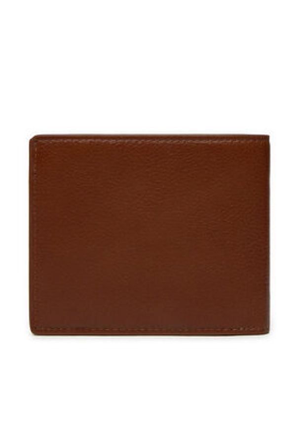 TOMMY HILFIGER - Tommy Hilfiger Duży Portfel Męski AM0AM13032 Brązowy. Kolor: brązowy. Materiał: skóra