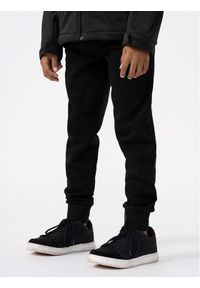 4f - 4F Spodnie dresowe 4FJAW23TTROM411 Czarny Regular Fit. Kolor: czarny. Materiał: bawełna